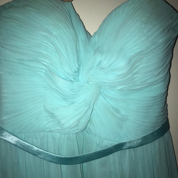 Light blue strapless prom/formal dress - Picture 4 of 8